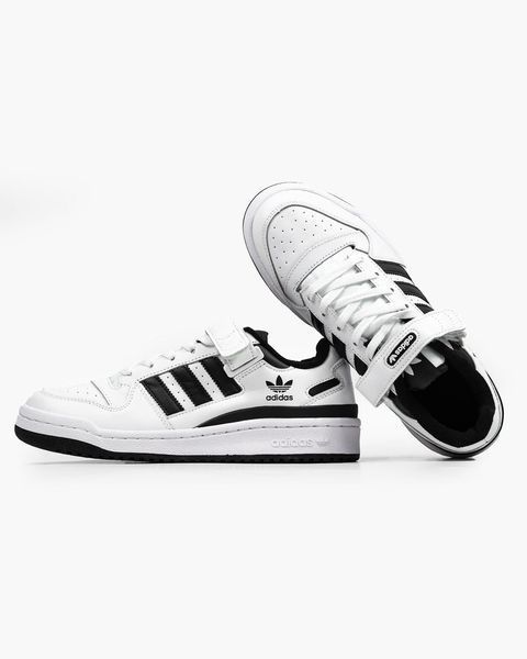 Кросівки Adidas Forum Black/White 0630 фото
