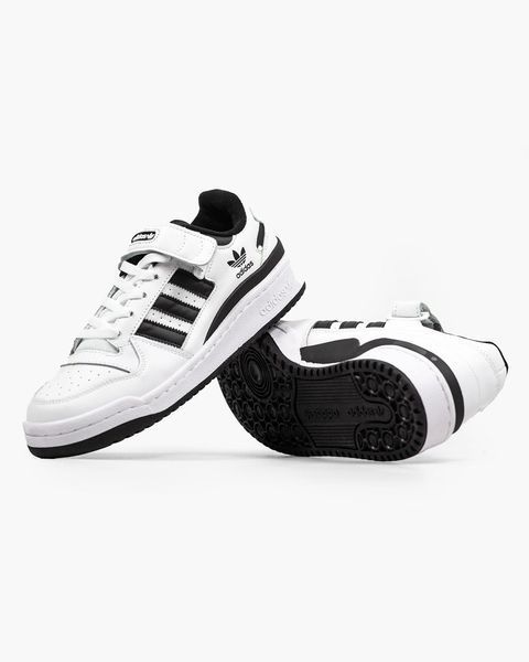 Кросівки Adidas Forum Black/White 0630 фото