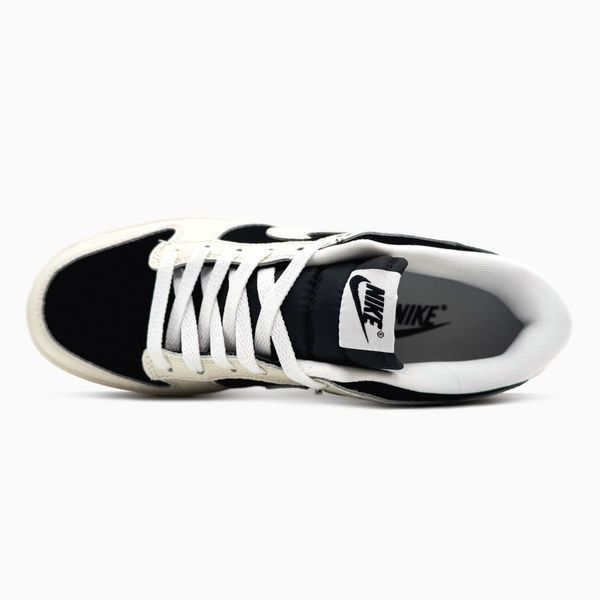 Nike SB Dunk Low Embossed Black Sail 0873 фото