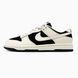 Nike SB Dunk Low Embossed Black Sail 0873 фото 2