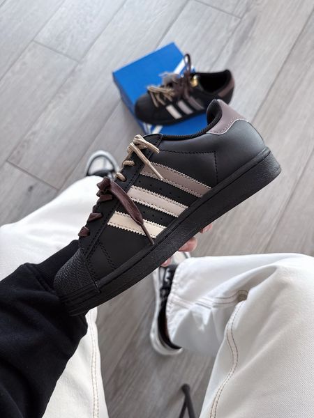 Adidas Superstar Custom Laces Black 8951 фото