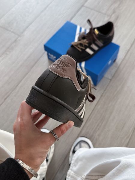 Adidas Superstar Custom Laces Black 8951 фото
