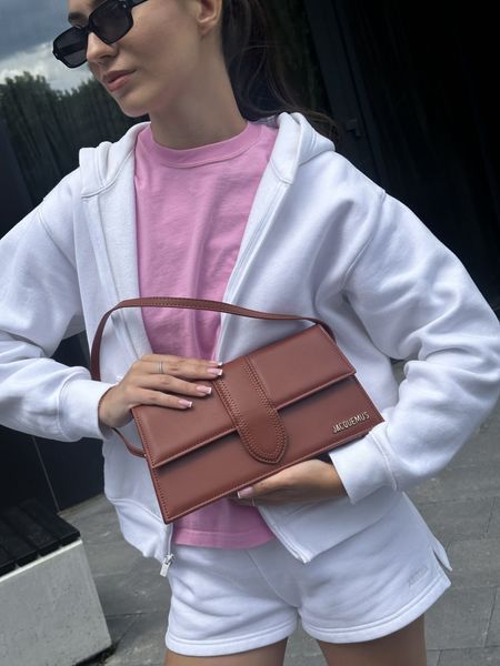 Сумкa Jacquemus Le Grand Bambino Brown 99976 фото