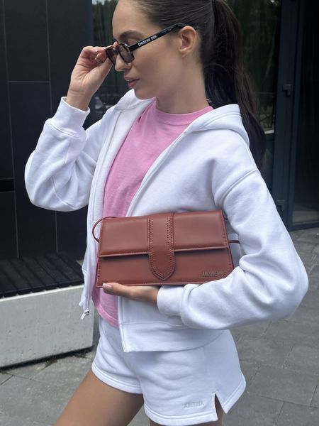 Сумкa Jacquemus Le Grand Bambino Brown 99976 фото