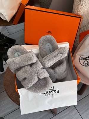 Hermes Slippers Teddy H08 фото