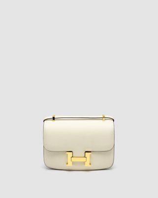 Сумкa Hermes Constance 23 Epsom Calf Cream/Gold 991275 фото