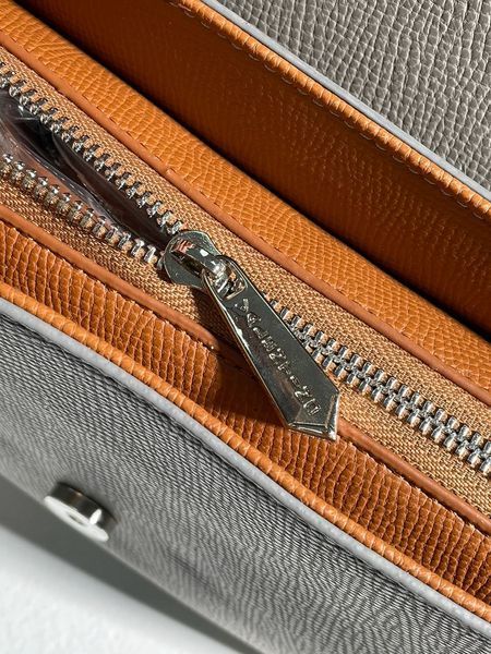 Сумкa Valentino Bag Grey/Brown 25003 фото