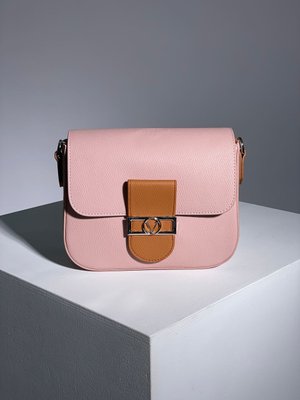 Сумкa Valentino Bag Pink/Brown 25002 фото