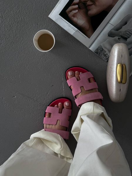 Hermes Chyrpe Ch&egrave;vre Velours Pink