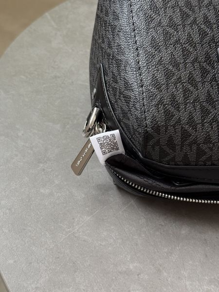 Michael Kors Hayes Duffle Crossbody Bag Grey