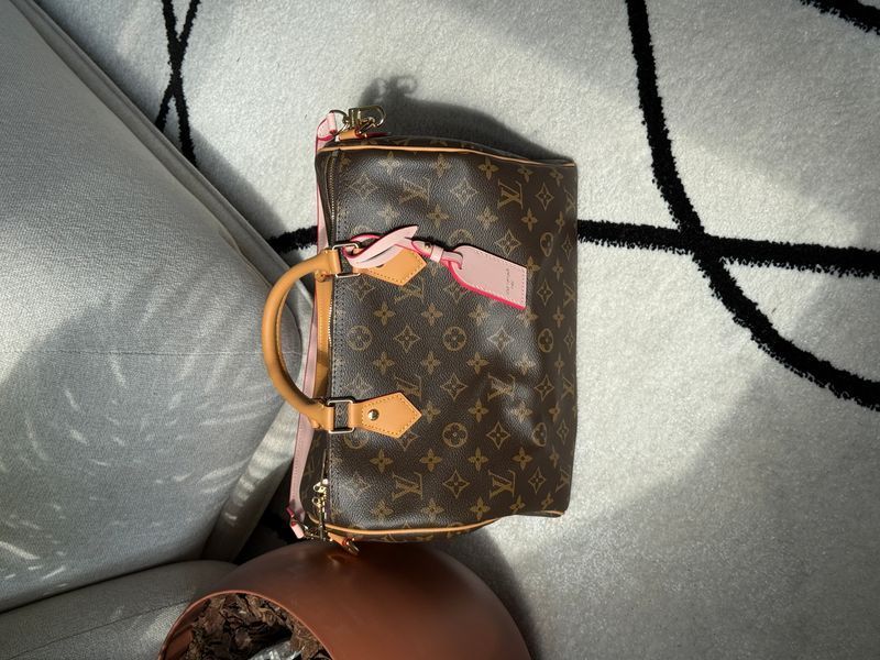 Louis Vuitton Speedy 30 Soft Canvas/Pink 991283 фото