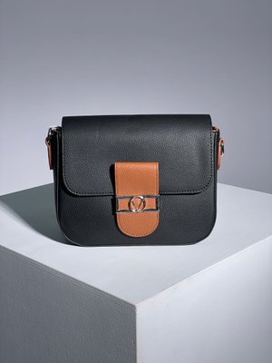 Сумкa Valentino Bag Black/Brown 25001 фото