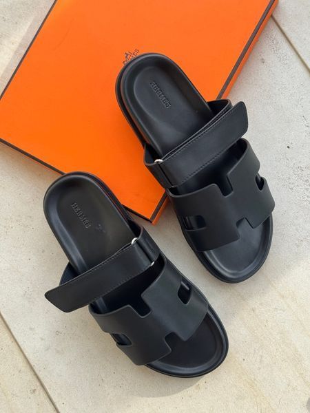 Hermes Slippers Total Black