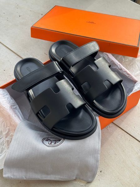 Hermes Slippers Total Black