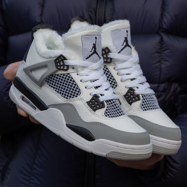 Кросівки Nike Air Jordan Retro 4 Fur  3049 фото