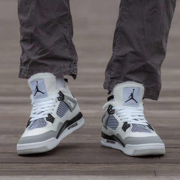Кросівки Nike Air Jordan Retro 4 Fur  3049 фото