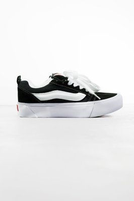 Vans Knu Skool Platform Black/White 0024 фото