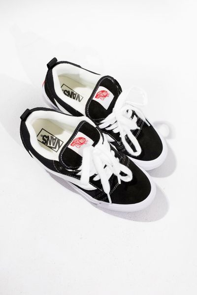 Vans Knu Skool Platform Black/White 0024 фото