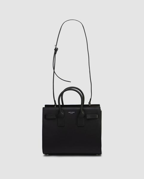 Saint Laurent Sac De Jour Nano in Graied Leather Black 99647 фото