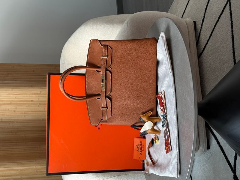 Сумкa Hermes Birkin 35 Brown/Gold 991264 фото