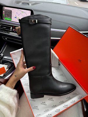 Herm&egrave;s Jumping Boots Black
