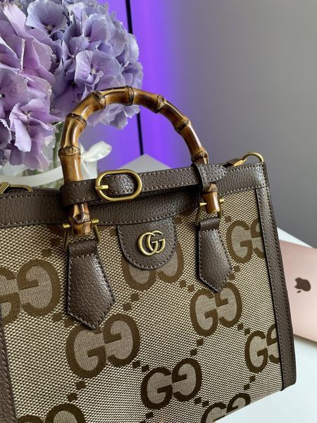 Сумкa Gucci Diana Jumbo GG Medium 99157 фото