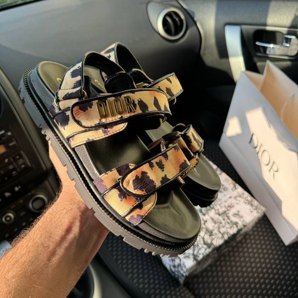 Dior Sandals &ldquo;Leopard Black&rdquo; D143 фото