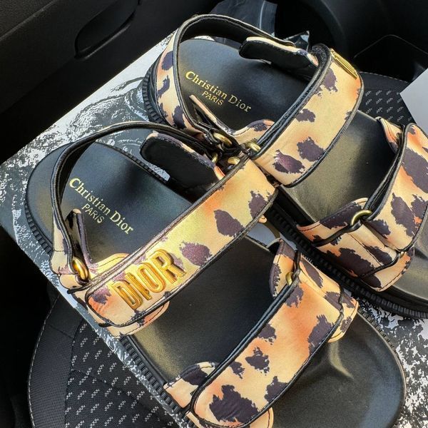 Dior Sandals &ldquo;Leopard Black&rdquo; D143 фото