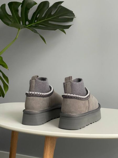 UGG Tasman Platform Sock Grey 1832 фото
