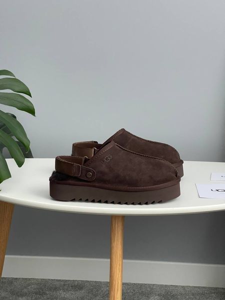 UGG Lanah Clog Chocolate Platform 1713 фото