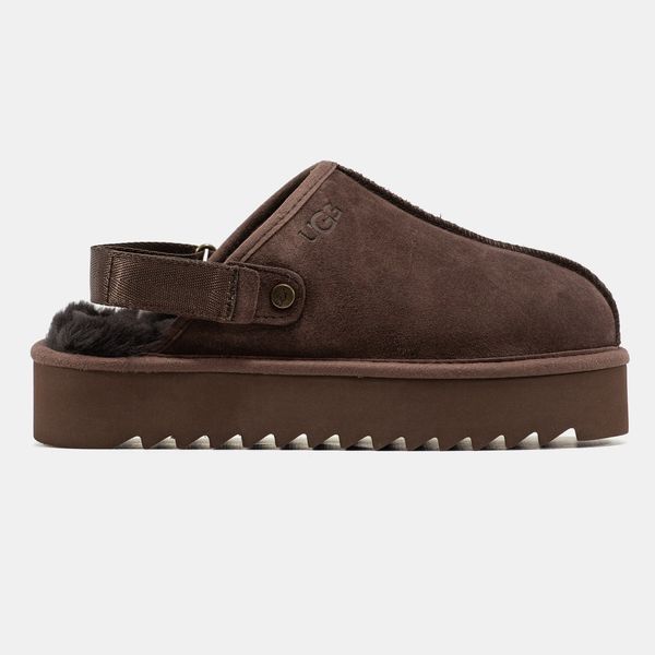 UGG Lanah Clog Chocolate Platform 1713 фото