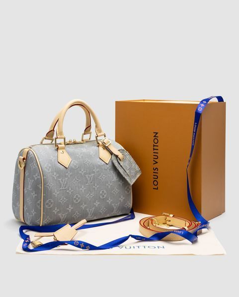 Louis Vuitton Speedy Soft 30 Monogram Denim