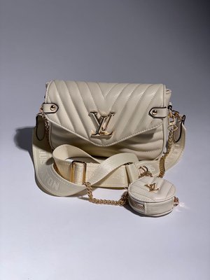 Сумкa Louis Vuitton Wave Cream/Gold 1106 фото