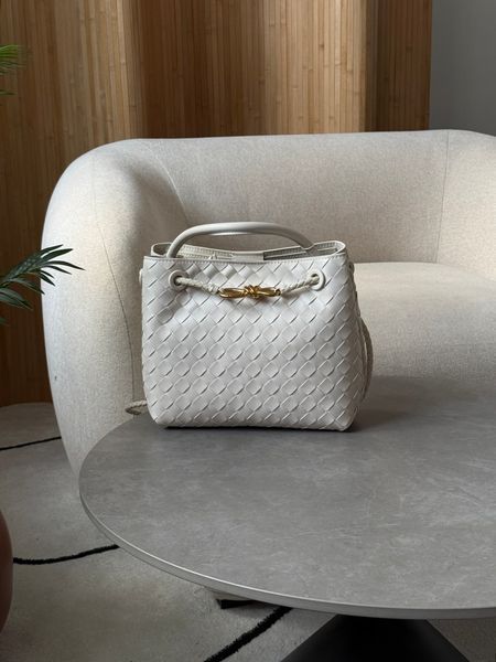 Bottega Veneta Andiamo Bag Sea Salt