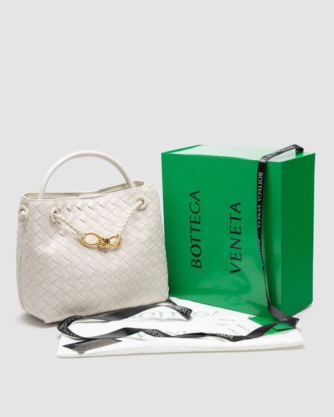 Bottega Veneta Andiamo Bag Sea Salt