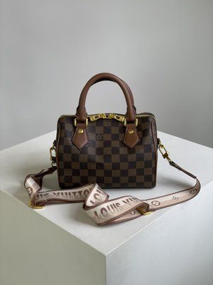Сумкa Louis Vuitton Speedy Nano Brown/Chess 99139 фото