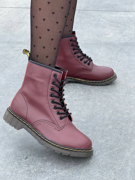 Черевики Dr. Martens 1460 Cherry ALL02910 фото