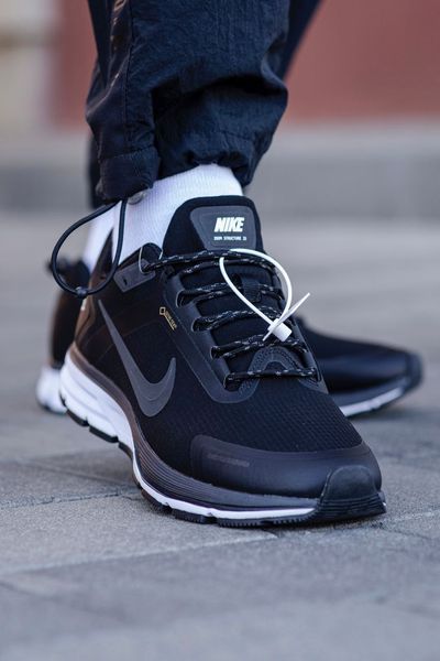Кросівки Nike Zoom Structure 23 Gore-Tex Black/White 1716 фото