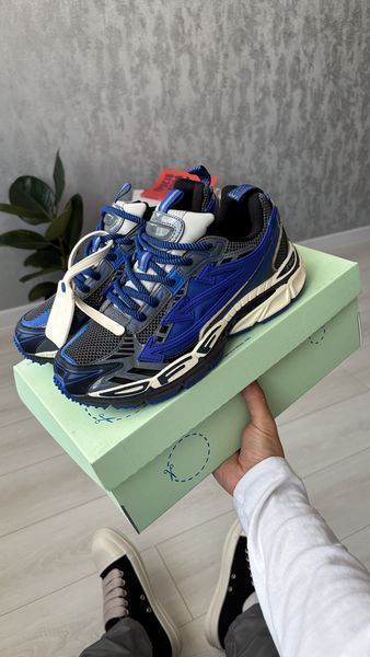 Кросівки Off-White Be Right Back Gunmetal Blue OF015 фото