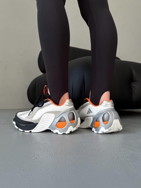 Кросівки Adidas Edge Runner White/Black/Orange 0557 фото