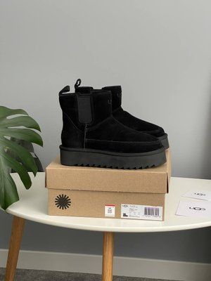 UGG Chelsea Platform Tractor Black 1715 фото