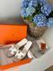 Hermes Oran Sandals White ALL23692 фото 1