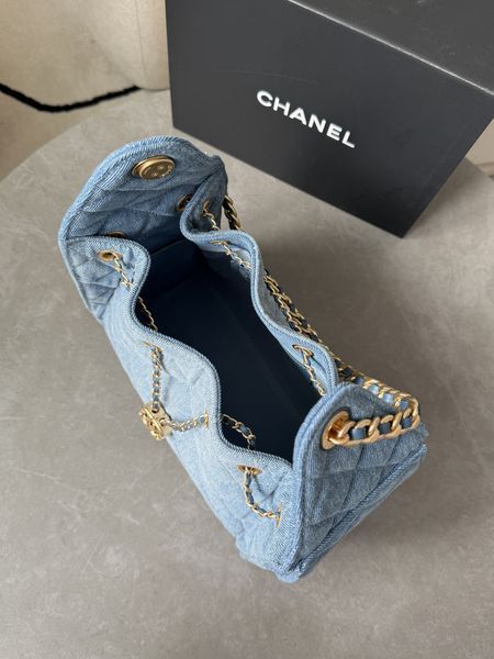 Сумка Chanel 25 Handbag in Denim With Gold Hardware 991176 фото