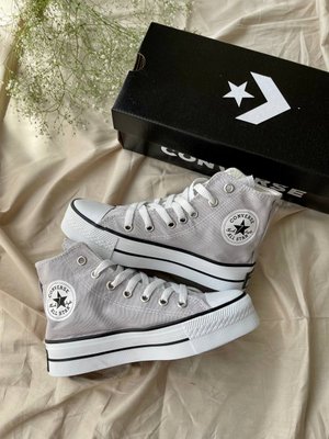 Кросівки Converse Hight x Chuck Taylor Platform 'Grey' 0675 фото