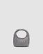 Сумка Miu Miu Wander Matelass&eacute; Nappa Leather Mini Hobo Grey 99895 фото 2