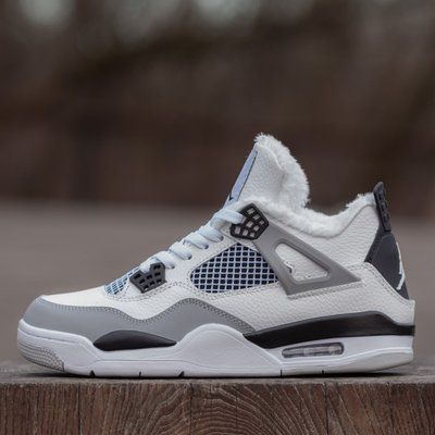 Nike Air Jordan Retro 4 Fur Sneakers
