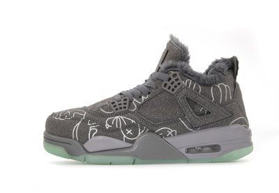 Nike Air Jordan Retro 4 Kaws Fur