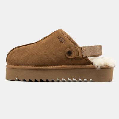 UGG Lanah Clog Chestnut Platform ALL18660 фото