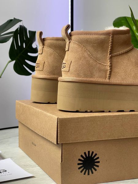 UGG Ultra Mini Platform Chestnut 1416 фото