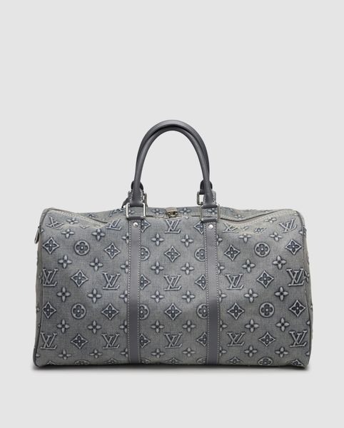 Louis Vuitton Keepall Bandouliere 45 Denim Monogram